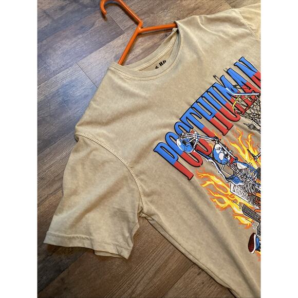 Post Human Oversized BaggyShort Sleeve Men’s Street Wear T Shirt Size Medium *A3 - Picture 4 of 8